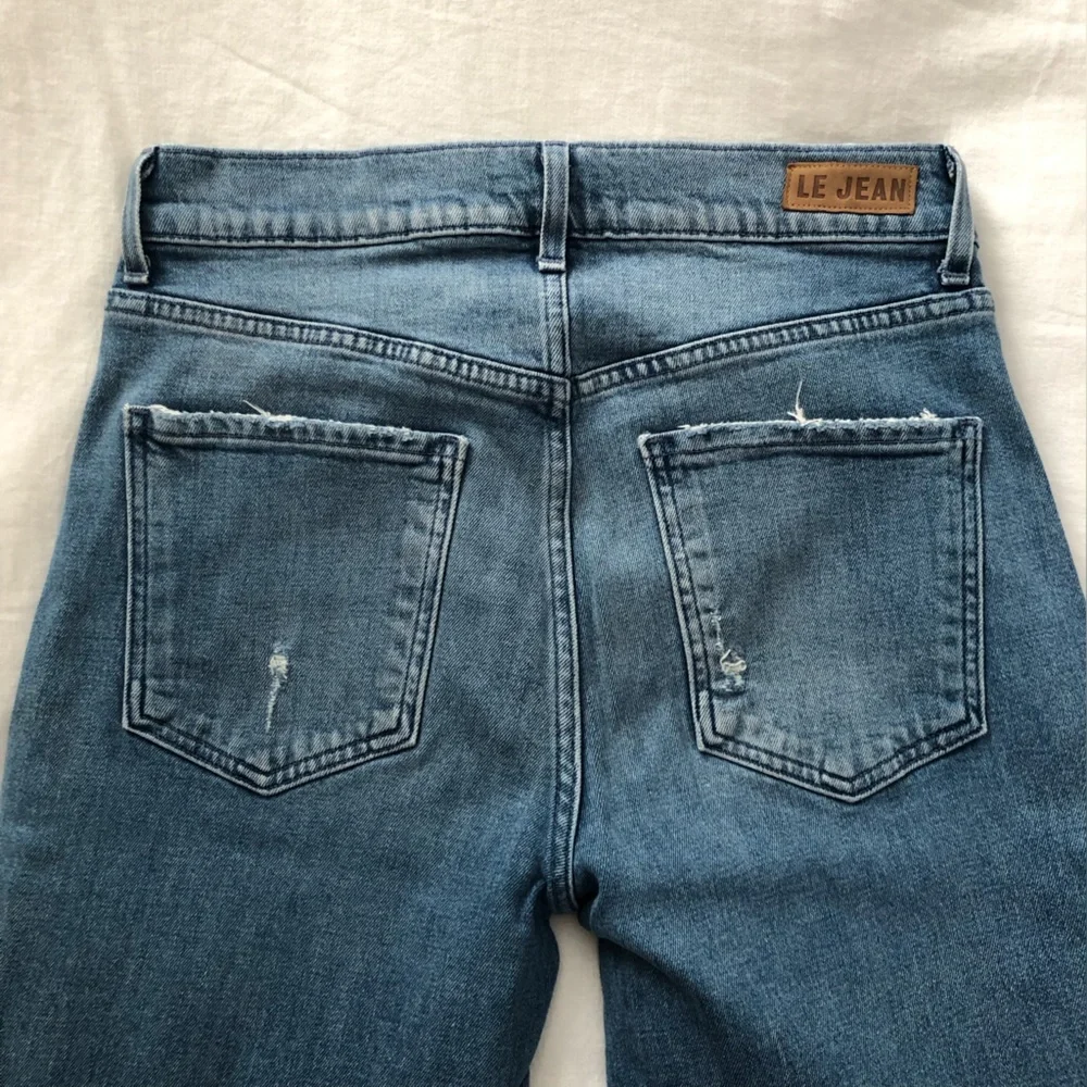 Le Jean Bella Cropped Flare Jeans - Beach House - Size 27 - Picture 6 of 6